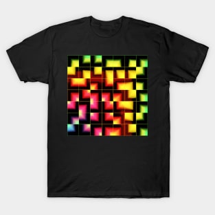 Colorful geometric abstract T-Shirt